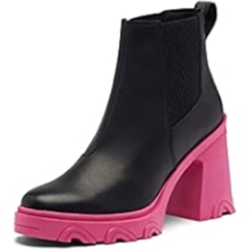 Soel Brex Chelsea Heel Boots Pink